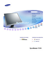 Samsung SyncMaster 721N Mode D'emploi