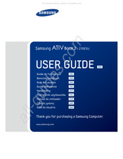 Samsung ATIV Book 2 270E5U Guide De L'utilisateur