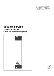 Vega VEGALOG 571 AA Mise En Service