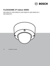 Bosch FLEXIDOME IP starlight 8000i Mode D'emploi