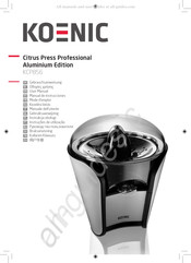 Koenic KCP856 Mode D'emploi