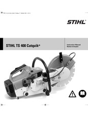 Stihl TS 400 Cutquik Notice D'emploi