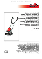 Grizzly EGT 1440 Traduction De La Notice D'utilisation Originale