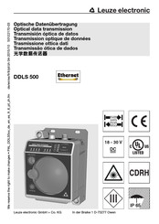 Leuze electronic DDLS 500 Serie Mode D'emploi