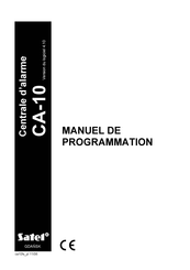 Satel CA-10 Manuel De Programmation