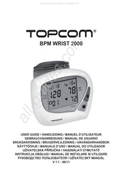 Topcom BPM WRIST 2000 Manuel D'utilisateur