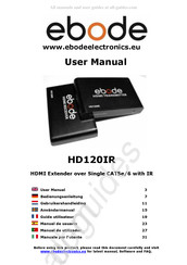Ebode HD120IR Guide Utilisateur