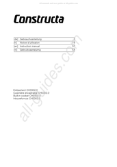 CONSTRUCTA CH0302.0 Notice D'utilisation