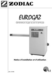 Zodiac EUROGAZ Notice D'installation Et D'utilisation