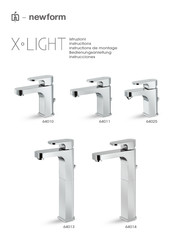 newform X-LIGHT 64025 Instructions De Montage