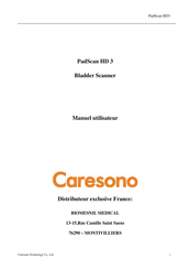 Caresono PadScan HD 3 Manuel Utilisateur