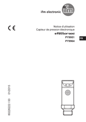IFM Electronic efector 500 PY9951 Notice D'utilisation