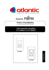 Atlantic Fujitsu UTY-RHKY Notice D'installation