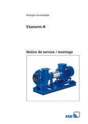 Ksb Etanorm-R Notice De Service / Montage