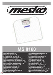 Mesko MS 8160 Mode D'emploi