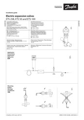 Danfoss ETS 25B Guide D'installation