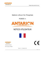 Antares POWER+ Notice Utilisateur