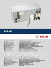 Bosch BEA 055 Notice Originale