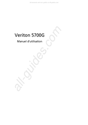 Acer Vertion 5700G Manuel D'utilisation