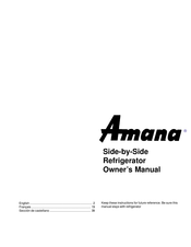 Amana SBD20S4E Mode D'emploi