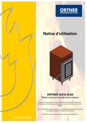ORTNER GO16 42/69 Notice D'utilisation