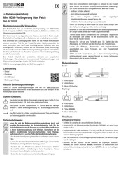 Speaka Professional SP-7657908 Mode D'emploi