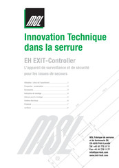 MSL EH EXIT Mode D'emploi