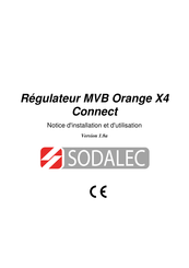 Sodalec MVB Orange X4 Connect Notice D'installation Et D'utilisation