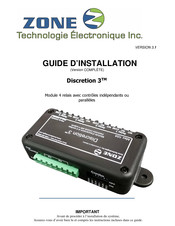 Zone Discretion 3 Guide D'installation