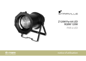 thomann STAIRVILLE Z120M Par 64 LED RGBW 120W Notice D'utilisation