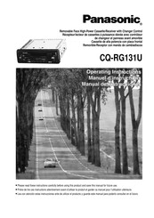 Panasonic CQ-RG131U Manuel D'instructions