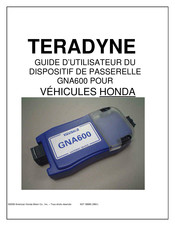 Teradyne GNA600 Guide D'utilisateur