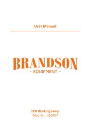 Brandson Equipment 305457 Mode D'emploi