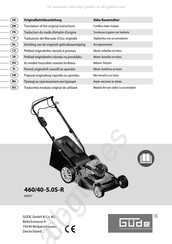 Güde 460/40 -5.0S-R Traduction Du Mode D'emploi D'origine