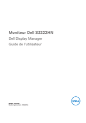 Dell S3222HNc Guide De L'utilisateur