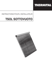 thermital TSOL SOTTOVUOTO Instructions Pour L'installateur