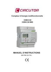 Circutor CEM-C30 Manuel D'instructions