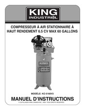 King Industrial KC-5160V3 Manuel D'instructions