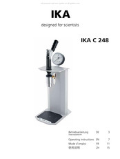 IKA C 248 Mode D'emploi