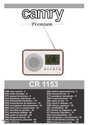 camry CR 1153 Mode D'emploi