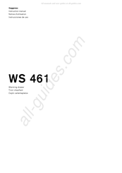 Gaggenau WS 461 Notice D'utilisation