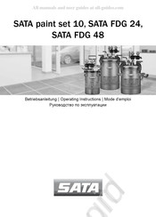 SATA FDG 48 Mode D'emploi