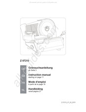 DS Produkte Z 07213 Mode D'emploi