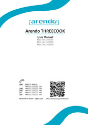 ARENDO THREECOOK Mode D'emploi