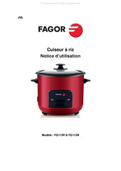 Fagor FG113R Notice D'utilisation