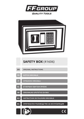 F.F. Group SAFETY BOX Notice Originale