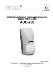 Satel AOD-200 Mode D'emploi