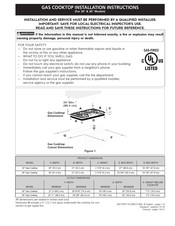 Frigidaire FCCG3627AB Instructions D'installation