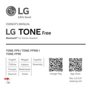 LG TONE Free TONE-FP9 Mode D'emploi