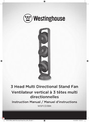 Westinghouse WSFCD3BK Manuel D'instructions